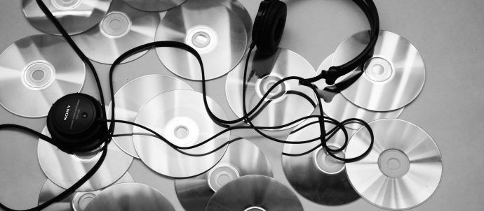 Headphones and CDs