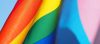 Pride and Trans flags