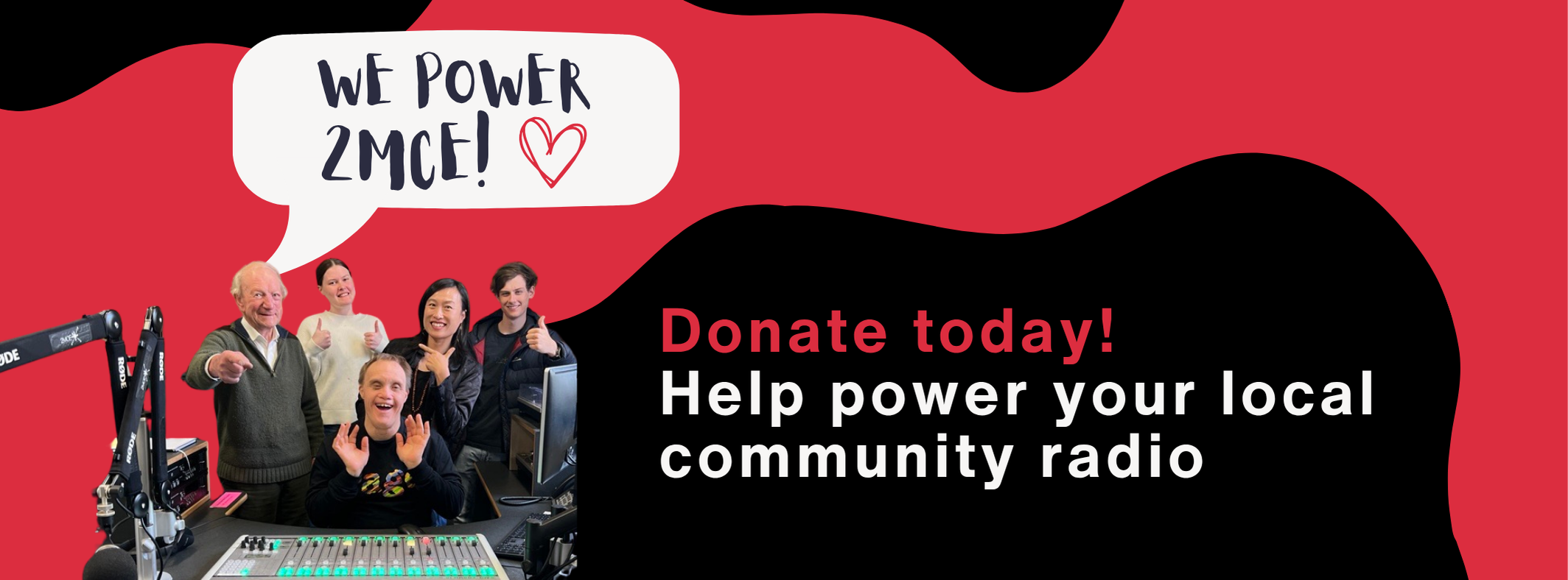 Donate to power your local community radio.